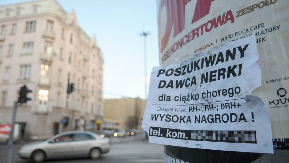 Handel organami jest w Polsce zabroniony