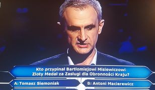 "Milionerzy": Bartłomiej Misiewicz wart 10 tys. zł