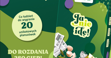 Nie lubisz wynosić śmieci? Weź udział w konkursie i zgarnij unikatową planszówkę „Ja Nie idę!”