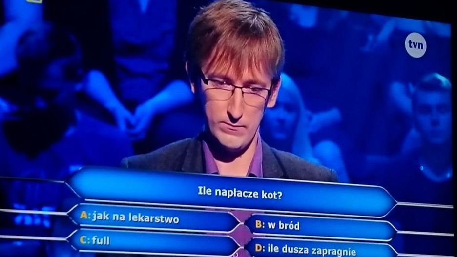 Dawid Janas miał spore problemy z niektórymi pytaniami