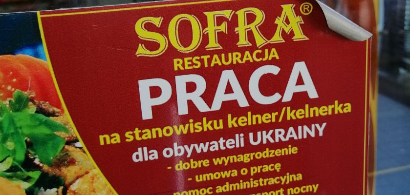 Praca w restauracji, ale tylko dla Ukraińca. "To nie jest żadna dyskryminacja"