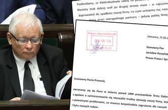 Niecodzienny list do Jarosława Kaczyńskiego. Pracownicy Elektrobudowy proszą o pomoc