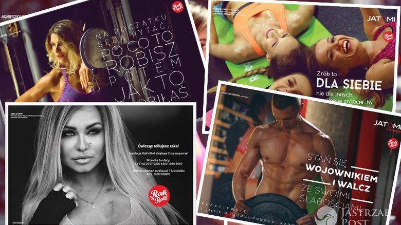 Kalendarz Jatomi Fitness dla Fundacji Rak'n'Roll 2016