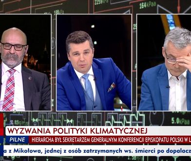 Absurdalna dyskusja o klimacie w TVP Info. Rachoń: CO2 jest w wodzie mineralnej. Też truje?