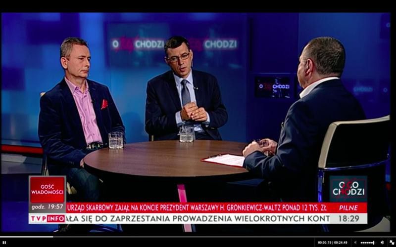 Obiektywizm w TVP Info? Wildstein zaprosił do dyskusji tylko kolegów z redakcji