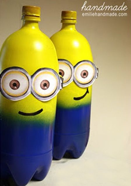 Plastic Bottles Minion Bowling