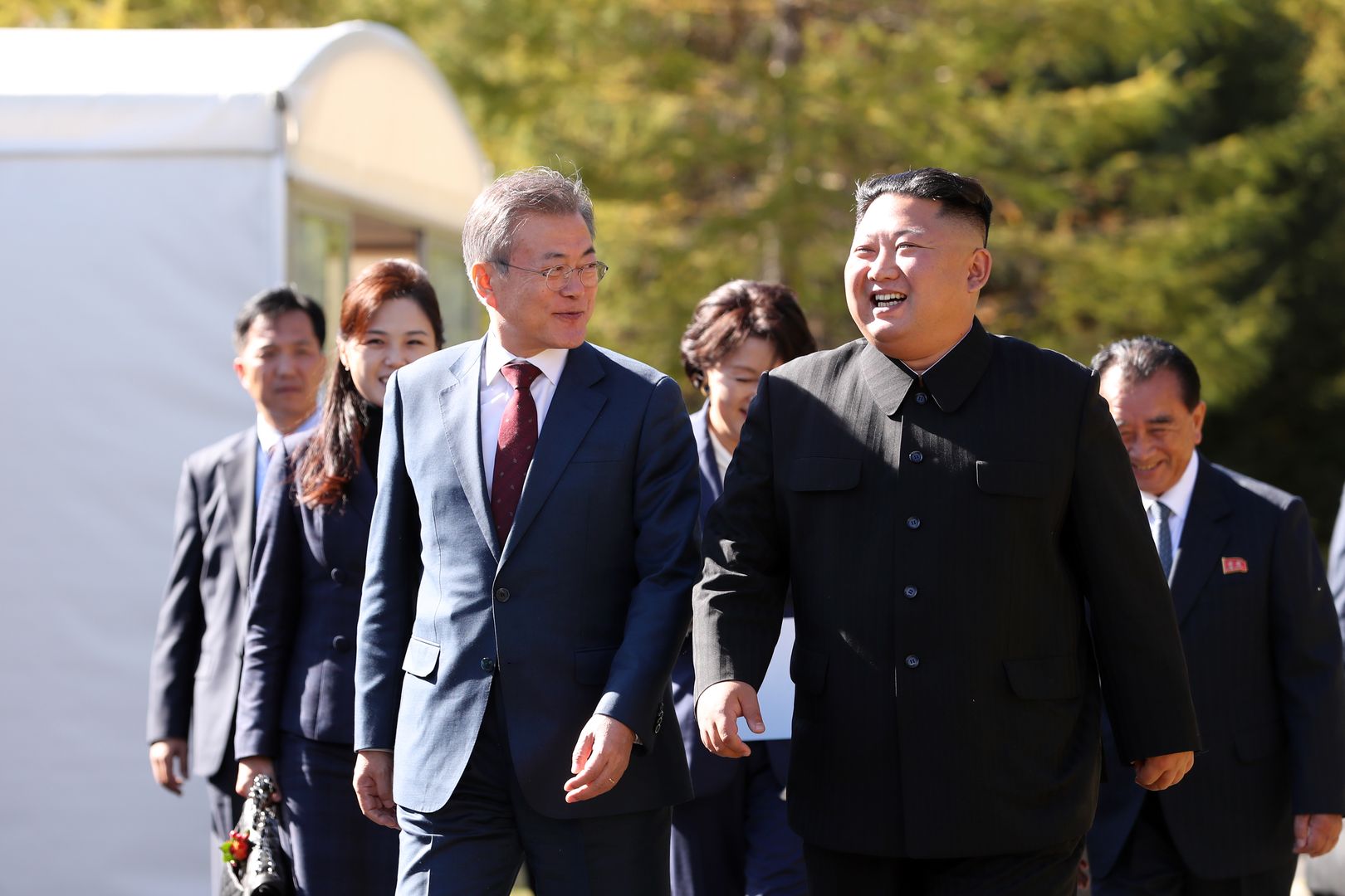 Kim Dzong Un podarował psy prezydentowi Korei Południowej