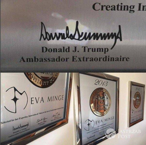 Ewa Minge dostała nagrodę od Donalda Trumpa