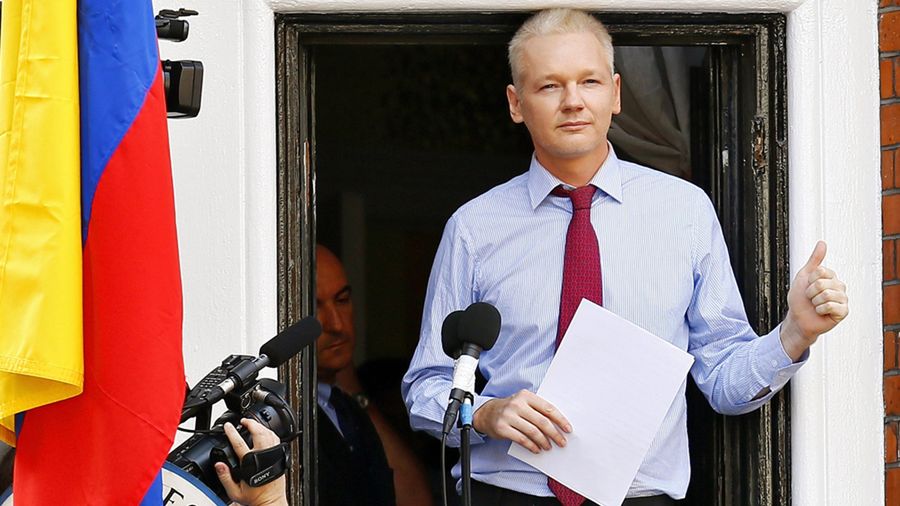 Julian Assange - zdjęcie archiwalne