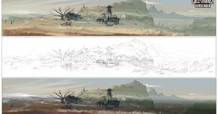 Jak rysowano Dziki Zachód - zobaczcie grafiki koncepcyjne do Call of Juarez: Gunslinger