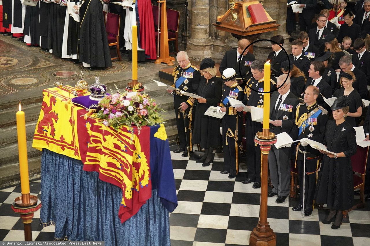 Król Karol, Królowa Camilla, książę Harry, Meghan Markle 
 - Pogrzeb Królowej Elżbiety II