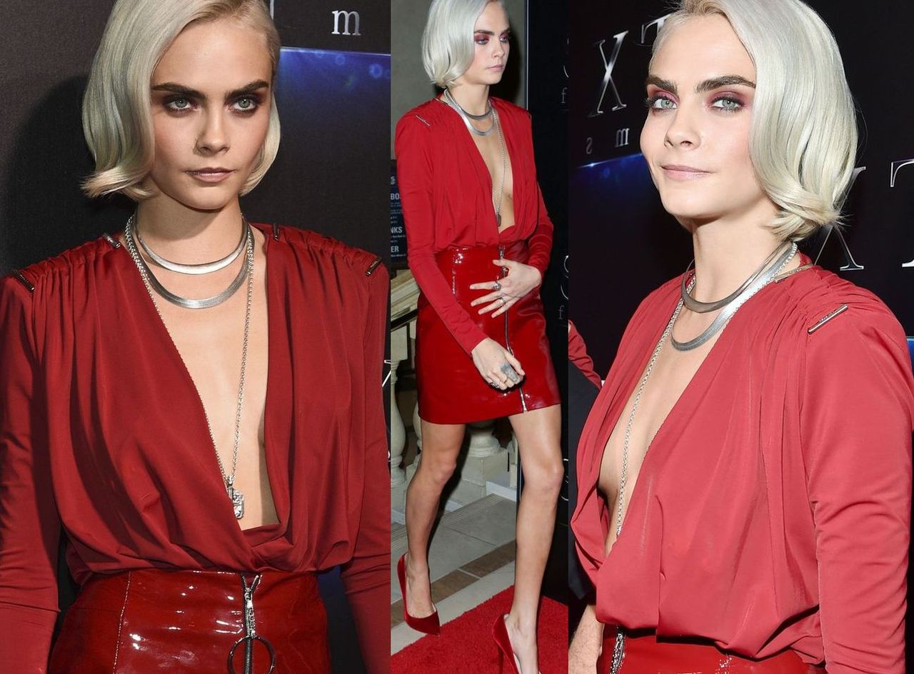 Cara Delevingne: wychudzona modelka promuje film na konwencie CinemaCon