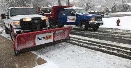 Pornhub będzie odśnieżać ulice