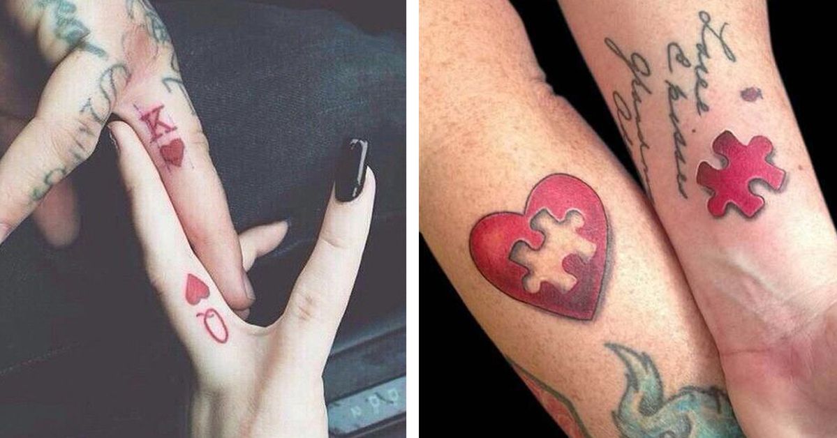 20 Tattoos for Couples in Love. They Bind the Lovers Forever