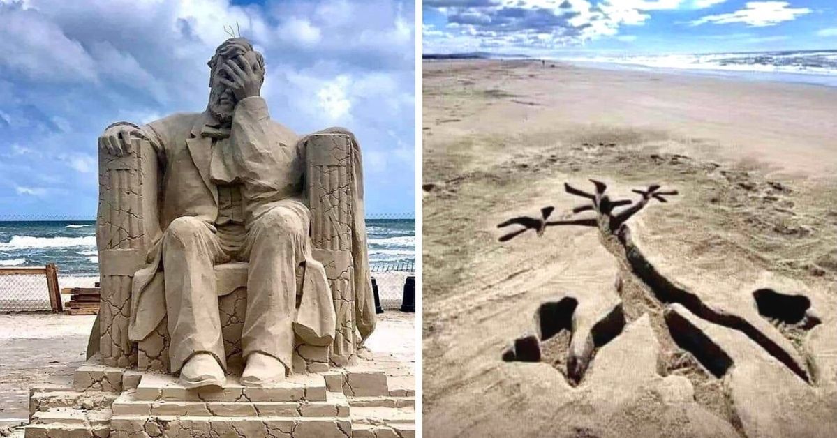 23 Stunning Sand Sculptures That Children and Adults Will Look at in Awe