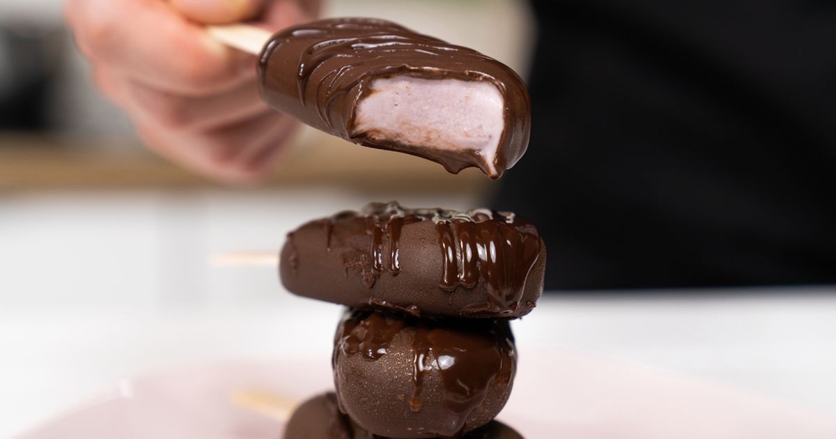 Truskawkowe lody z blendera