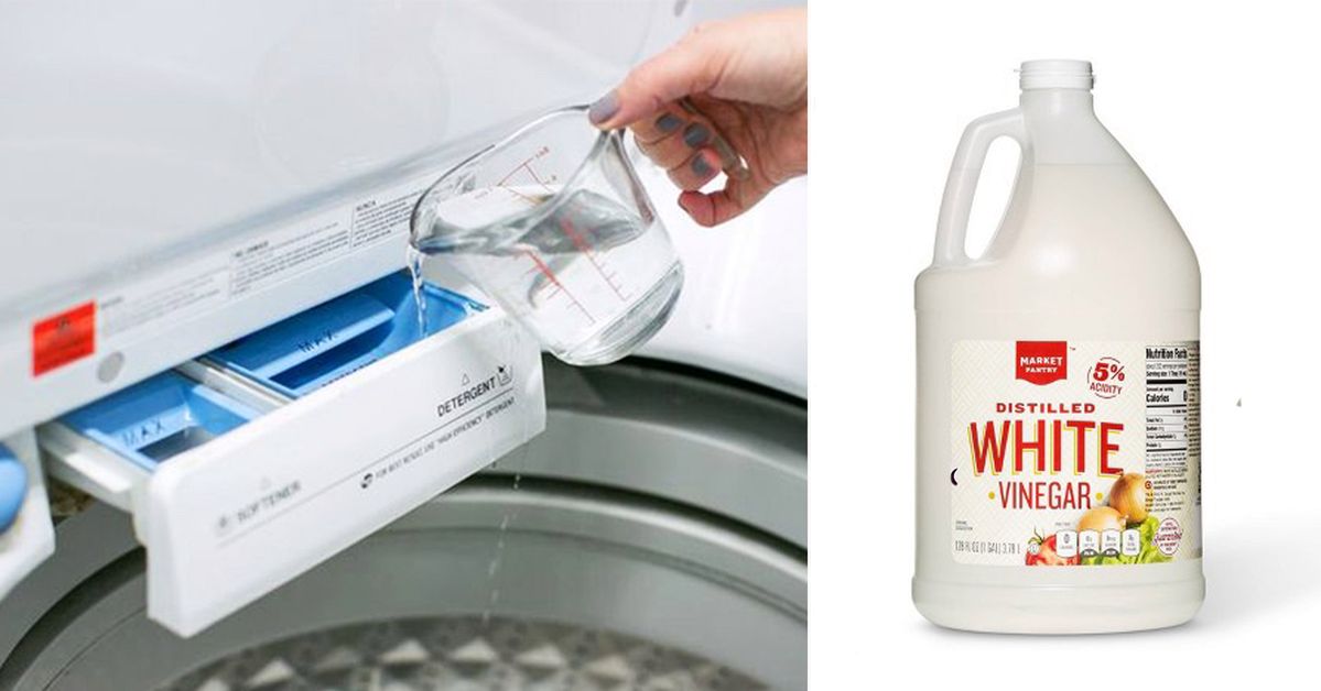 The Washing Power of Vinegar. It Works Better Than Commonly Used Detergents