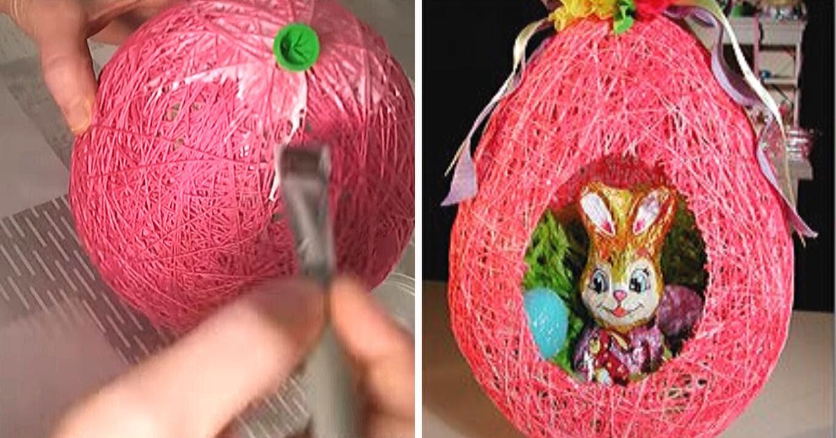 Fantastic DIY Easter Egg-Basket for All Bunnies!