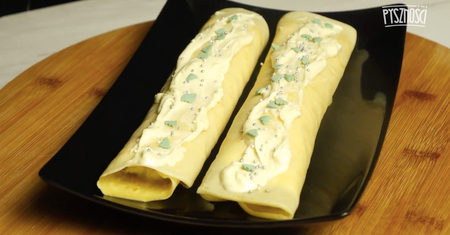 Naleśniki z mascarpone i białą czekoladą