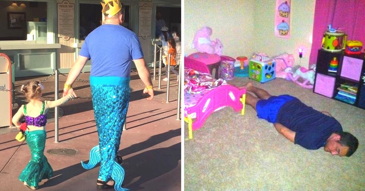16 Examples Proving That Being a Father Is a Great Challenge for Really Tough Guys