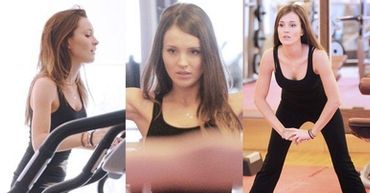 Seksowna Marina Łuczenko na siłowni!
