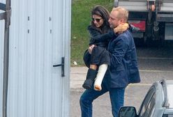 Piotr Adamczyk nosi Weronikę Rosati na rękach!