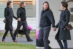 Dorota Gardias ze stylową rodziną na spacerze