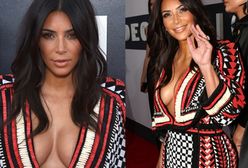Kim Kardashian błysnęła biustem!