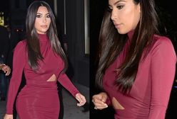 Seksowna Kim Kardashian w obcisłej sukience!