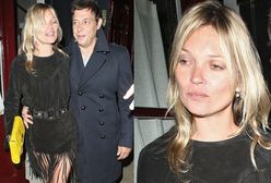 Kate Moss nie mogła ustać na nogach!