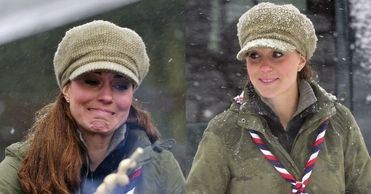 Kate Middleton marzła razem ze skautami!
