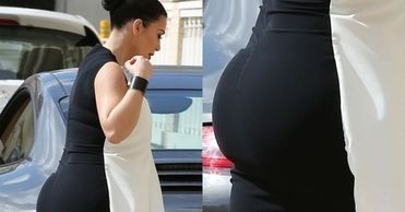 Kim Kardashian szybko rośnie w ciąży!