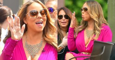 Mariah Carey znów kusi dekoltem