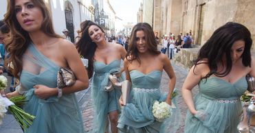 Eva Longoria zjawiskową druhną