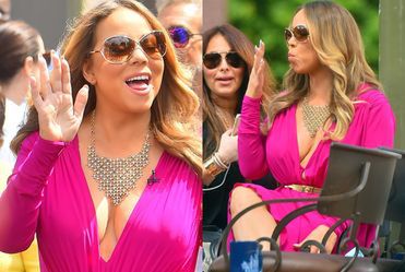 Mariah Carey znów kusi dekoltem