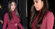 Seksowna Kim Kardashian w obcisłej sukience!