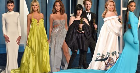 Vanity Fair Oscar Party 2022. Kreacje gwiazd: Kim Karashian, Heidi Klum, Rita Ora, Bilie Eilish