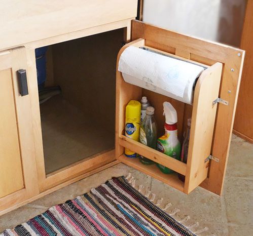 Kitchen Cabinet Door Organizer