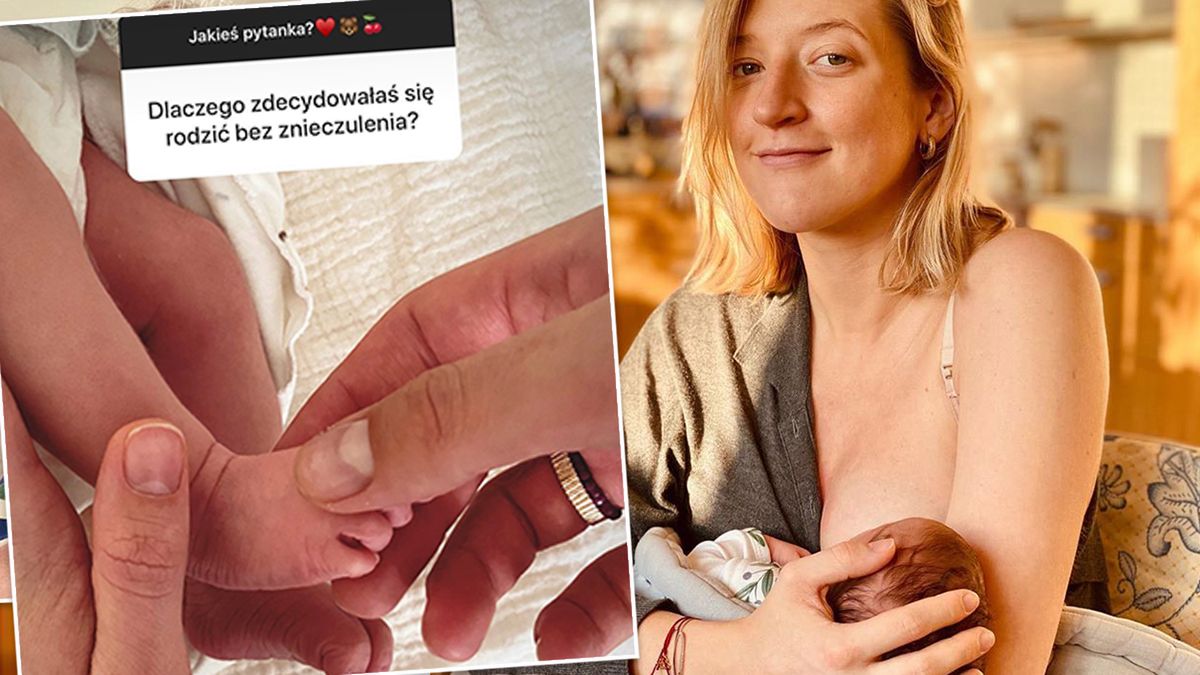 Lara Gessler rodziła bez znieczulenia