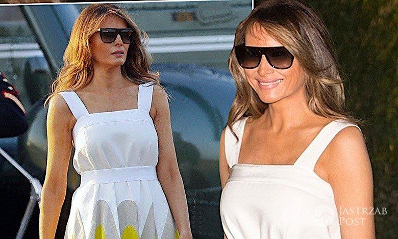 Melania Trump w sukience za 10 tysięcy złotych na lotnisku!