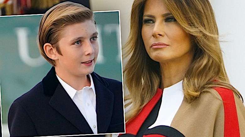 Melania Trump, syn Barron, święto dziękczynienia 2018