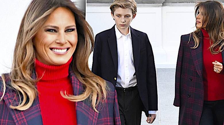 Melania Trump i syn Barron