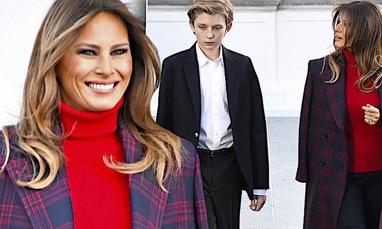 Melania Trump i syn Barron