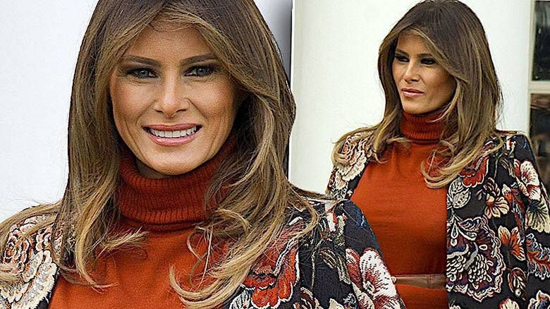 Melania Trump święto dziękczynienia 2017
