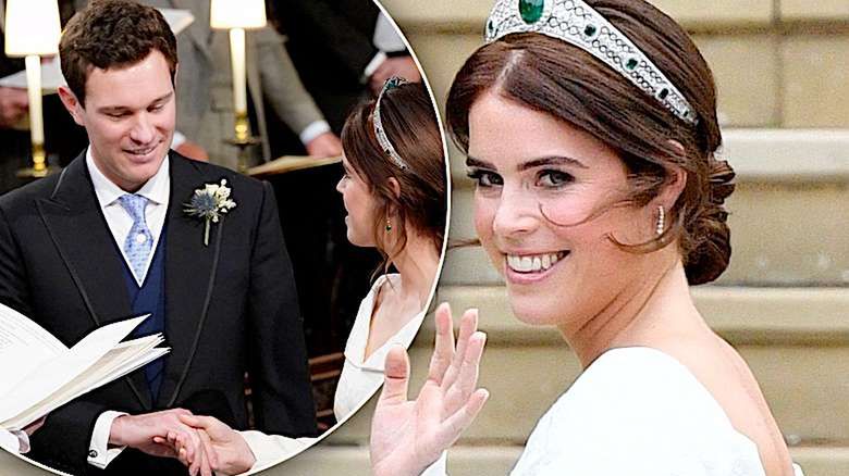 Jack Brooksbank, suknia ślubna księżniczki Eugenii