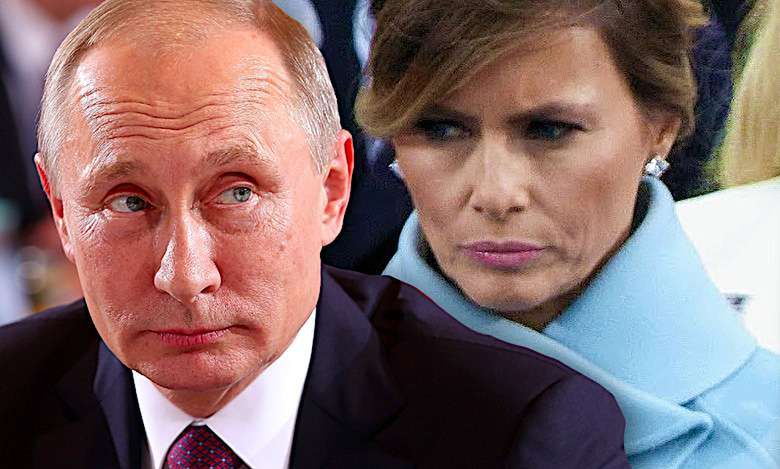 Melania Trump i Władimir Putin