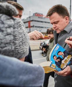 Wybory prezydenckie 2020. Szymon Hołownia zbierał podpisy w Gdańsku. Padły ostre słowa