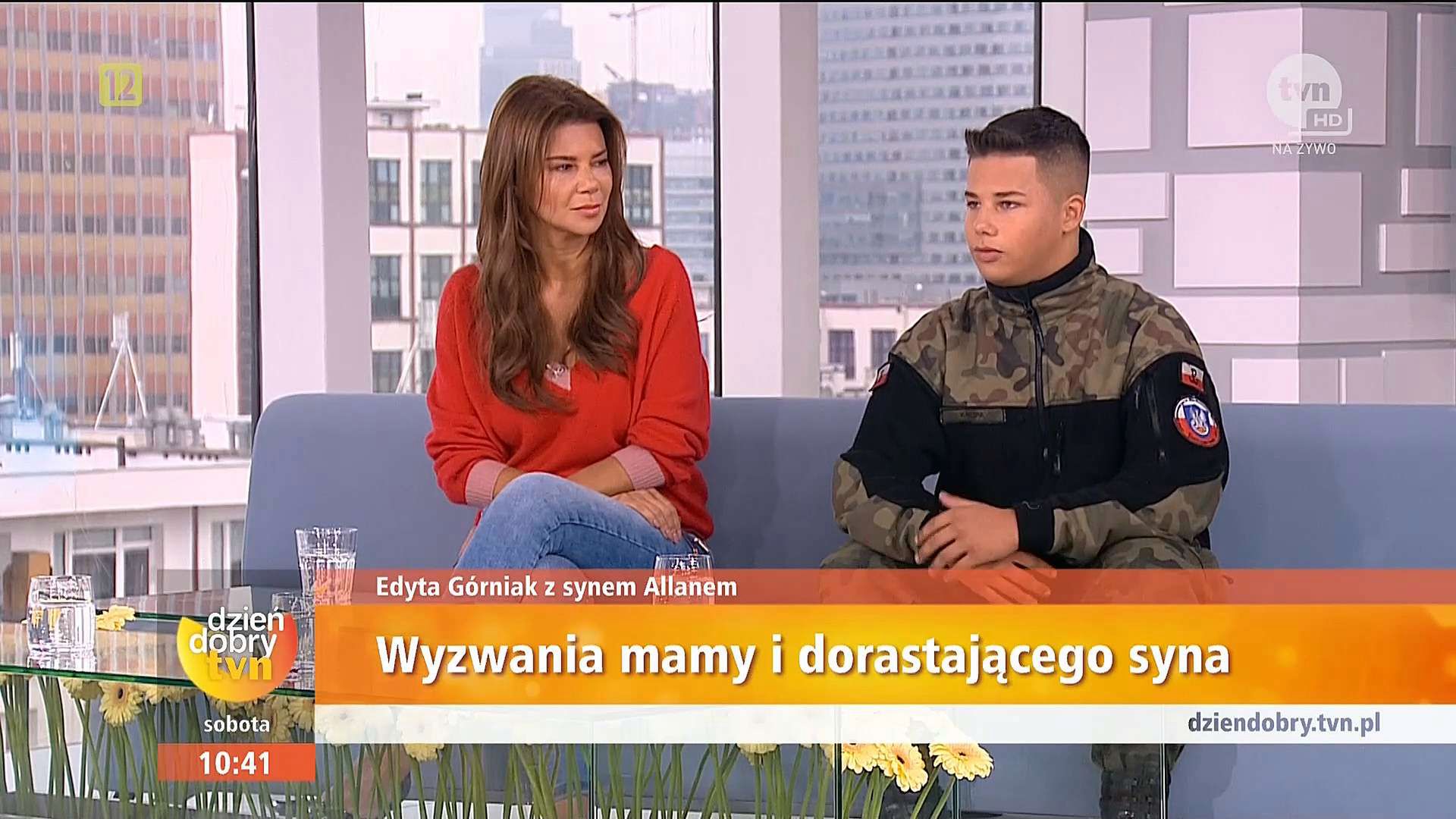 Allan Krupa i Edyta Górniak w "Dzień Dobry TVN"