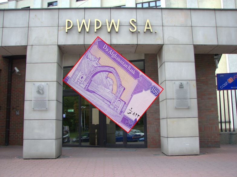 PWPW przygotuje pieniądze dla Afganistanu.