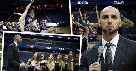 Marcin Gortat w otoczeniu pięknych dziewcząt. Więcej ich nie było?!